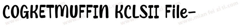 COGKETMUFFIN KCLSII File字体转换